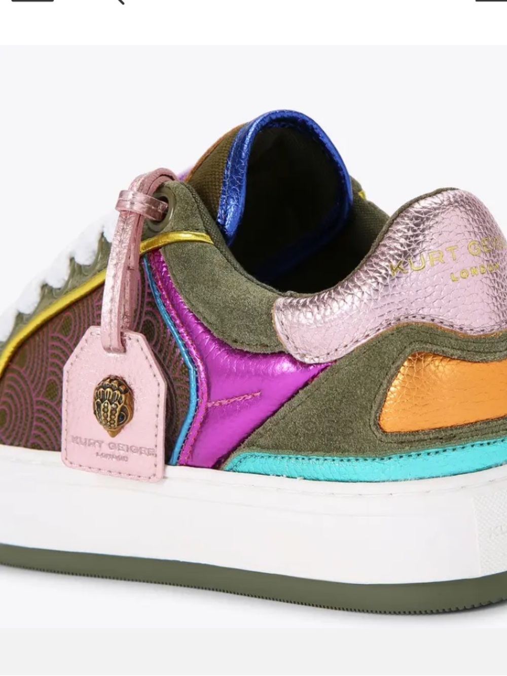 Kurt Geiger London Southbank Tag Platform Sneakers